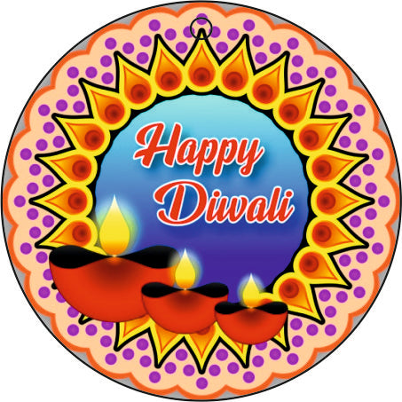 Diwali Key chain (MDF + Printing)