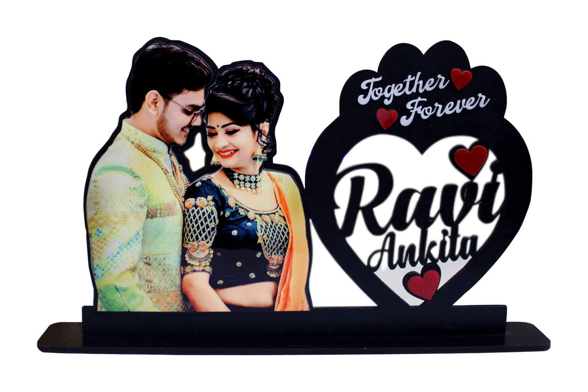 Personalized Gift MDF Cutout Photo Frame Standee Customized Gift with Your Photos | Unique Gift for Anyone Birthday | Anniversary