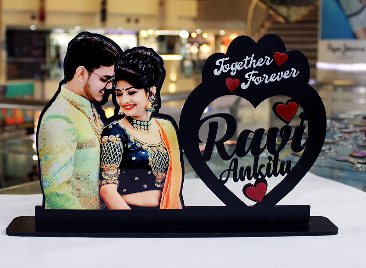 Personalized Gift MDF Cutout Photo Frame Standee Customized Gift with Your Photos | Unique Gift for Anyone Birthday | Anniversary