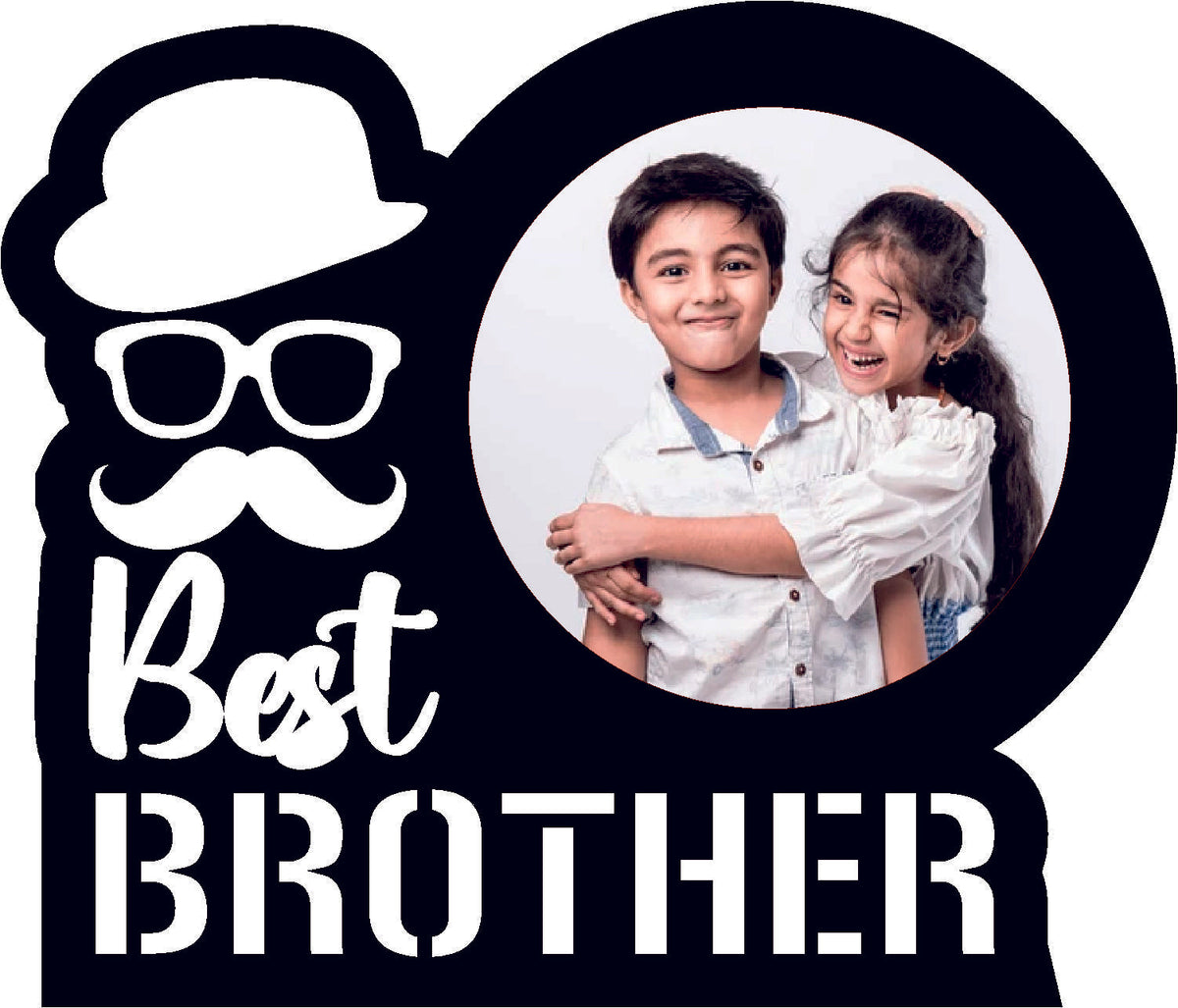 Best Brother ( Black & Red Acrylic)