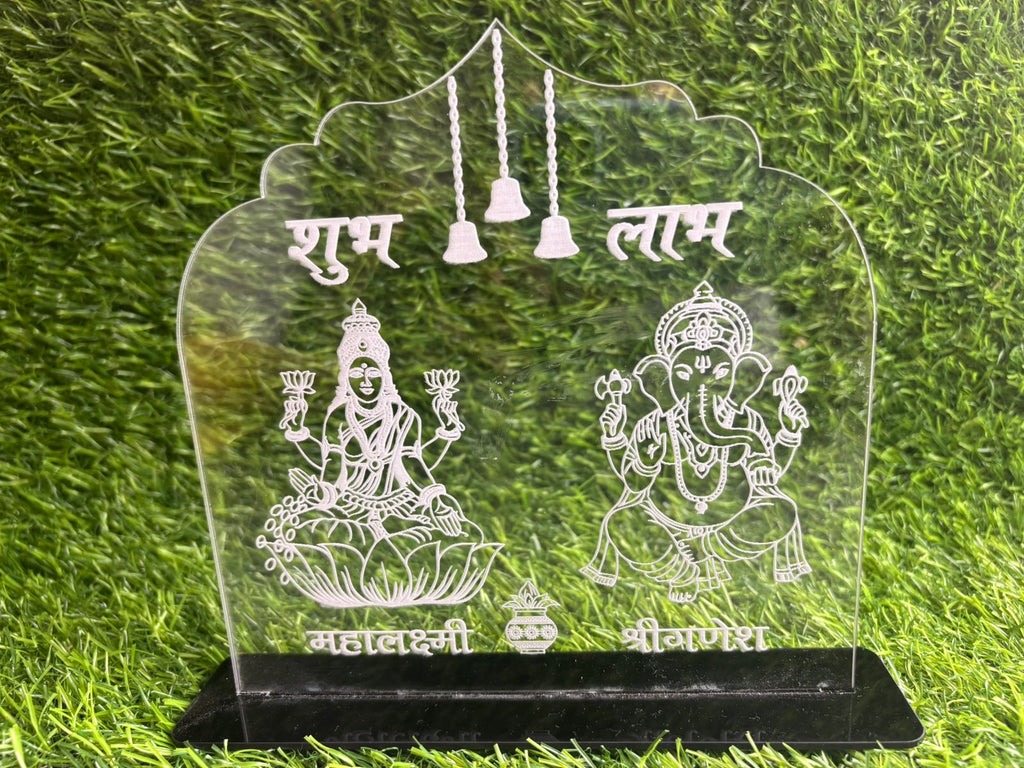 Diwali Ganesh Laxmi Acrylic Decor