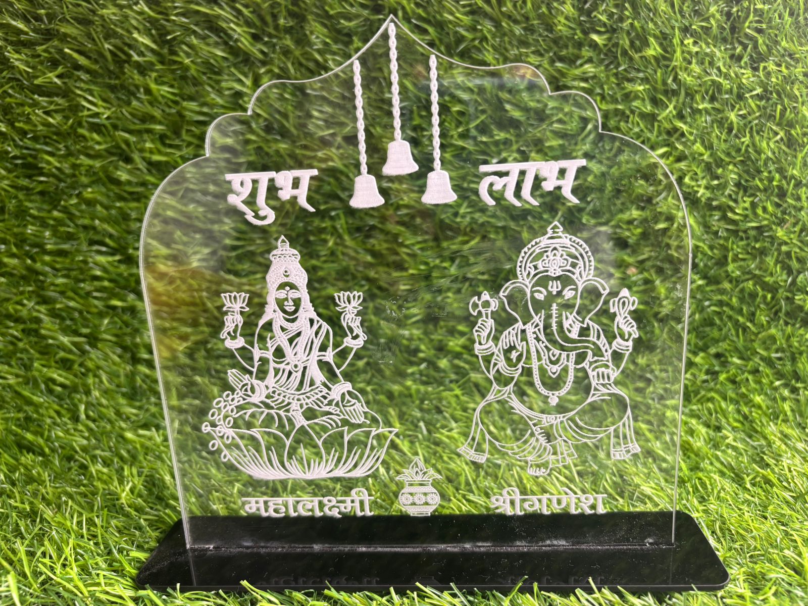 Diwali Ganesh Laxmi Acrylic Decor